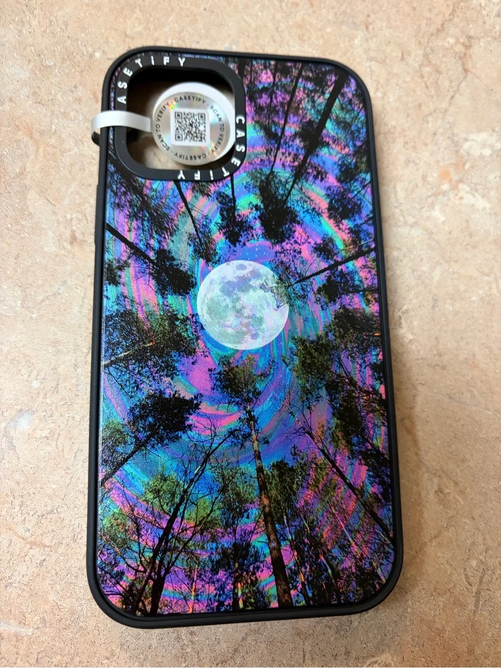 Casetify Moon Swirl Impact Case MagSafe Compatible iPhone 12 Phone Case, NWT